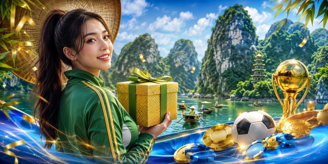 Cảnh chơi game bài truyền thống tại Ninh Bình với nón lá Việt Nam